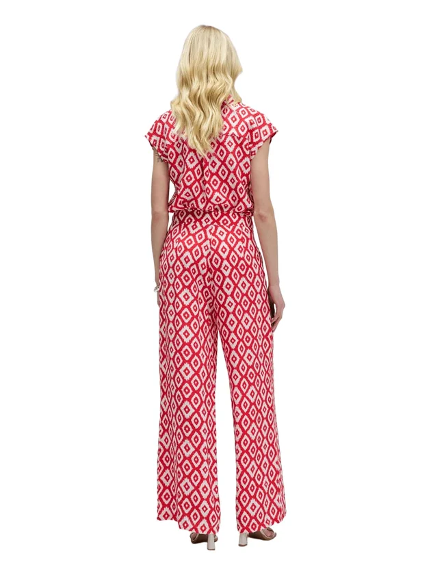 Print Hight Rise Pants