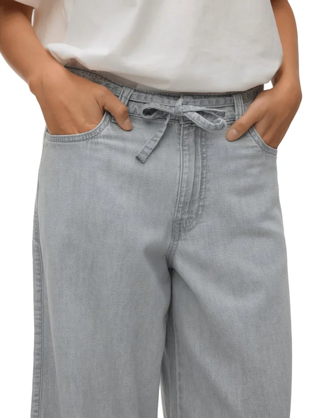 Wide Palazzo Jeans Mix