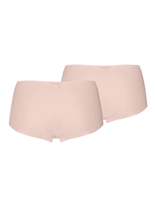 Invisible Cotton Mini Shorts 2P