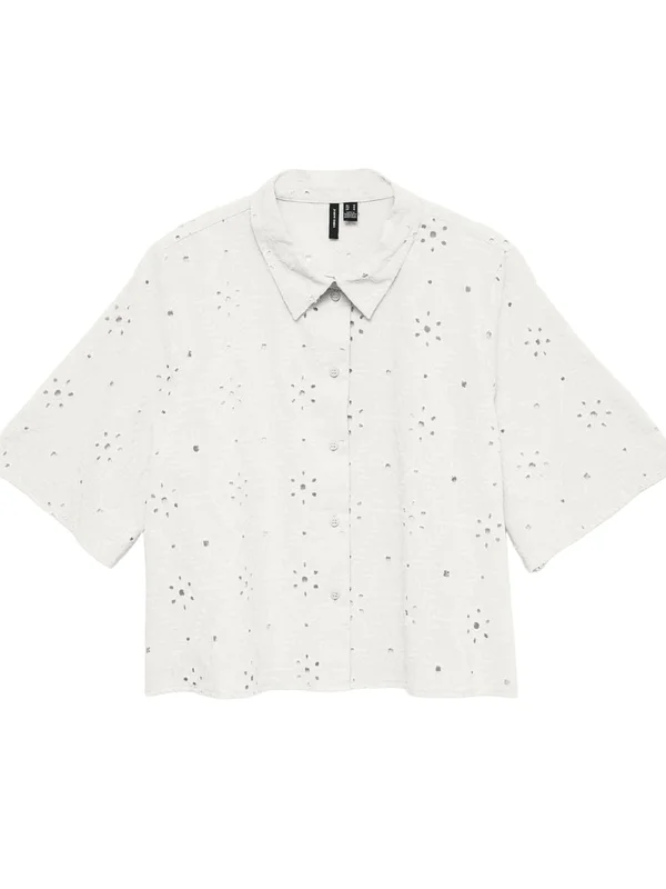 MELIZA Short Sleeve Shirt Wvn Noos