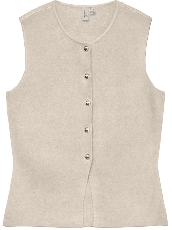 Saba Sl O Neck Button Vest