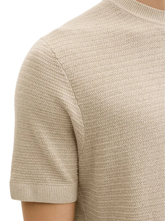 Bluriley Knit Crew Neck Ss Sn