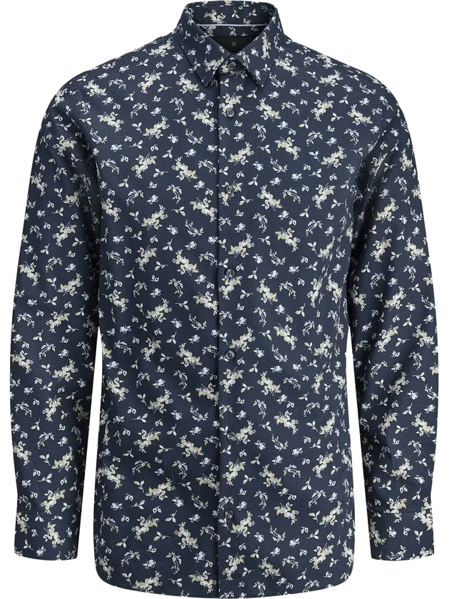 Blayork Print Dobby L S Shirt
