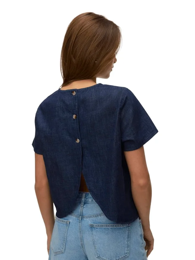 Kirstin SS Denim Top