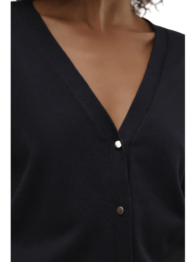 Silje LS V Neck Cardigan Ga Noos