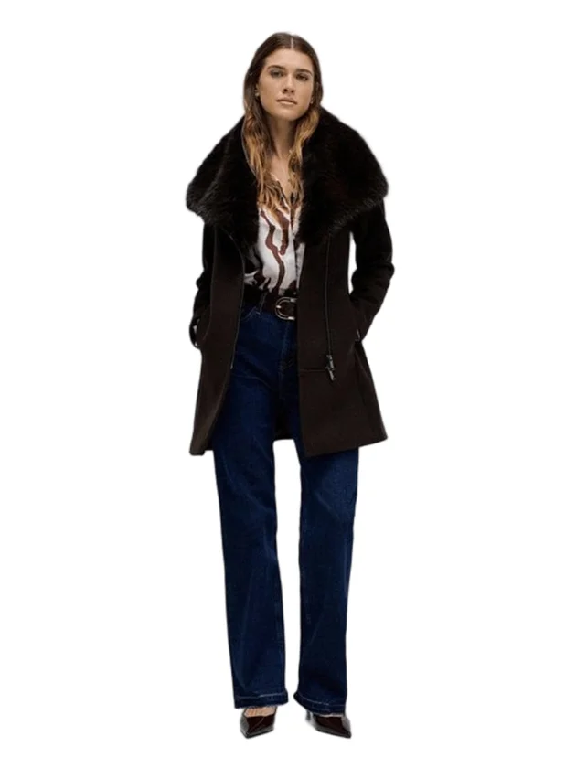 The Reimagined Wool Coat With Fur