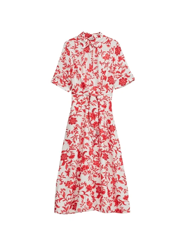 Midi Shirt Dress W Belt