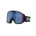 MATT BLACK-WHITE LOGO / BROWN W BLUE MULTI