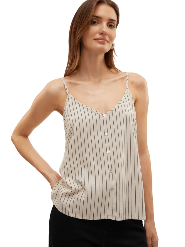 Lin Singlet Top Wvn Ga Boo