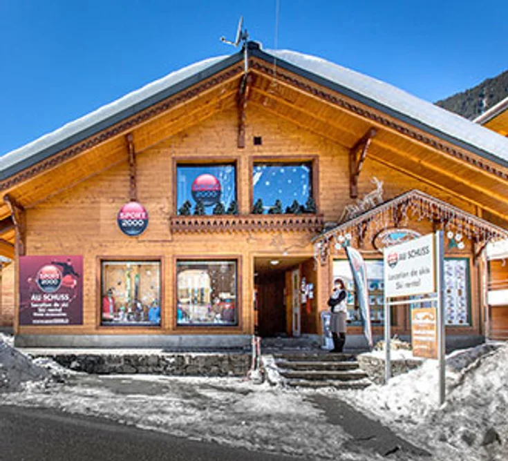 Extérieur du magasin SPORT 2000 SAINT JEAN D'AULPS AU SCHUSS