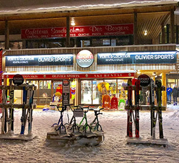 Extérieur du magasin SPORT 2000 ALPE D'HUEZ LES BERGERS