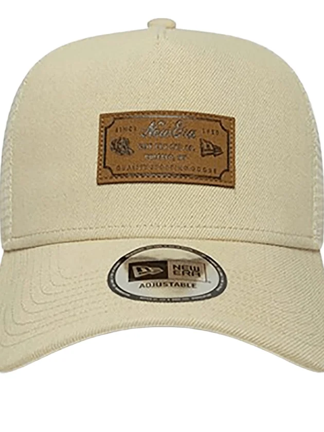 Denim Leather Patch Trucker Cam