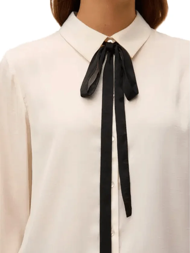 Gretchen LS Shirt Wvn Btq Ga
