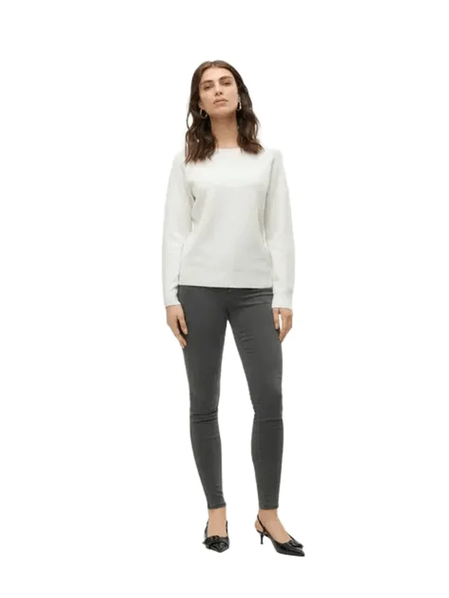 Offy LS O Neck Blouse Ga Noos