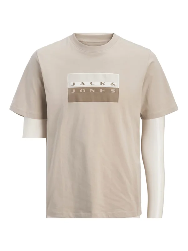 Jcofusion Dots Print Tee Ss Crew Sn