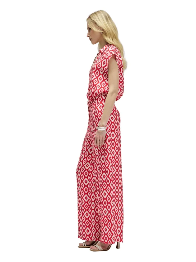 Print Hight Rise Pants