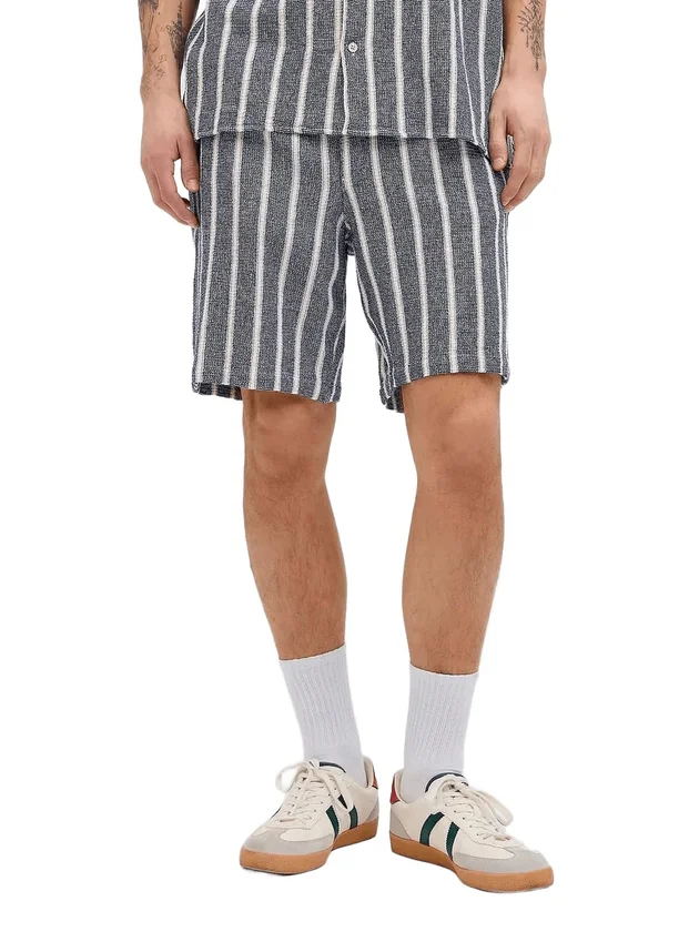 Jaiden Coba Stripe Jog Shorts Reg Ln