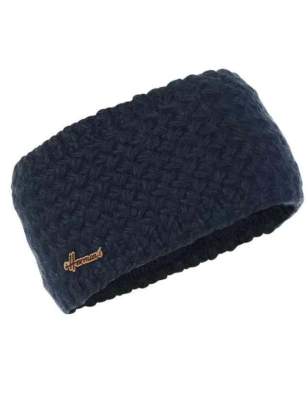 Bandeau En Tricotcroise Uni Double Plush