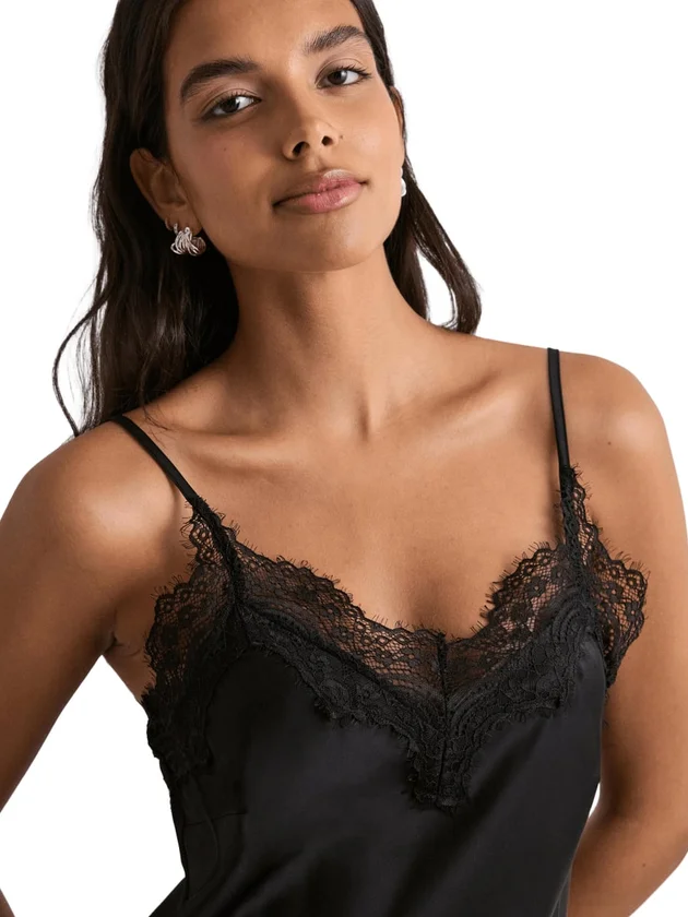 Pcjessa Singlet W Lace Wvn Bc