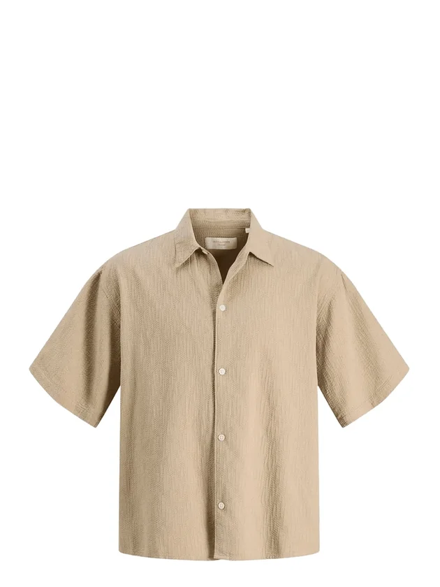 Jormontauk Wavy Texture Shirt SS SN