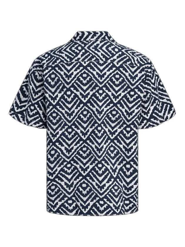 Jjmilo Seersucker Resort Shirt Ss