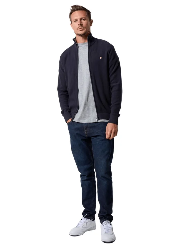 Jprblurex Knit Full Zip Cardigan