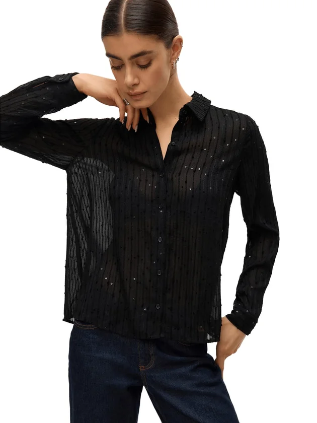 Finola L S Shirt Wvn Btq