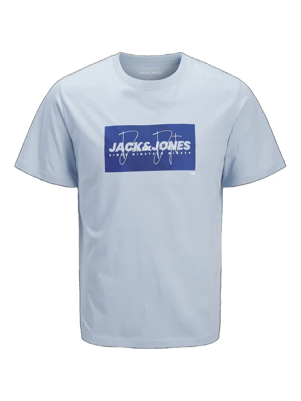 Jjcole Print Tee Ss Crew Neck Ln