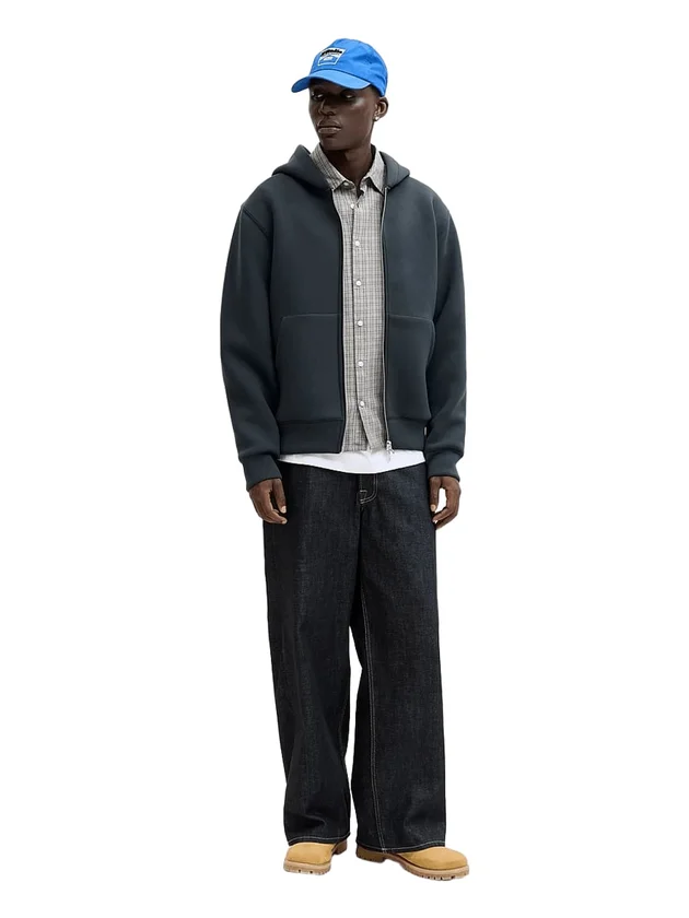Jcocover Scuba Sweat Zip Hood Noos