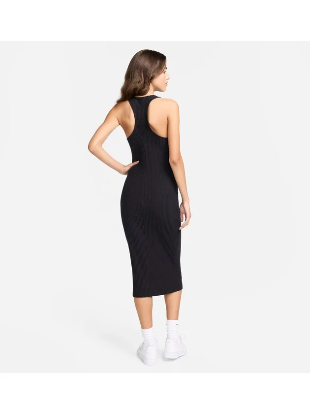 Chll Knt Rib Midi Drs