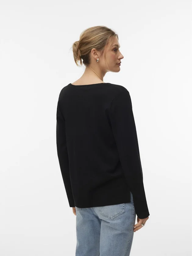 Silje LS V Neck Pullover Ga Noos