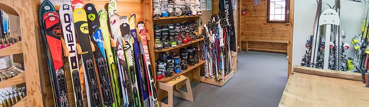 Intérieur du magasin SPORT 2000 RISOUL LE CHALET DU SKIEUR