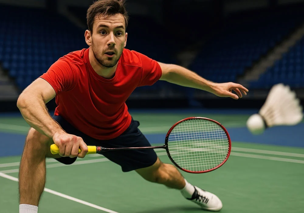 Joueur de badminton