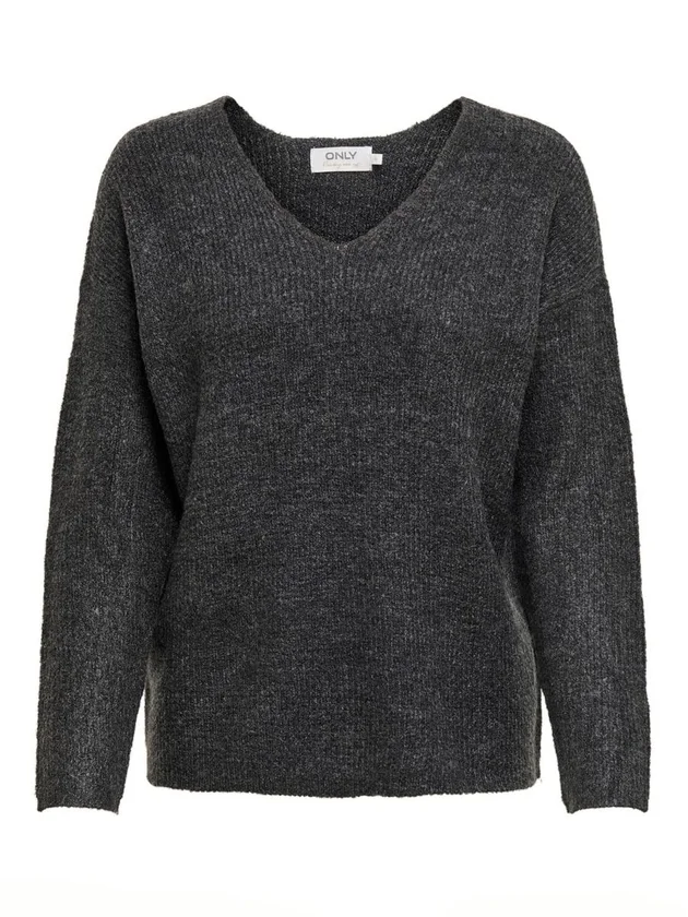 Camilla V Neck L S Pullover Knt Noos