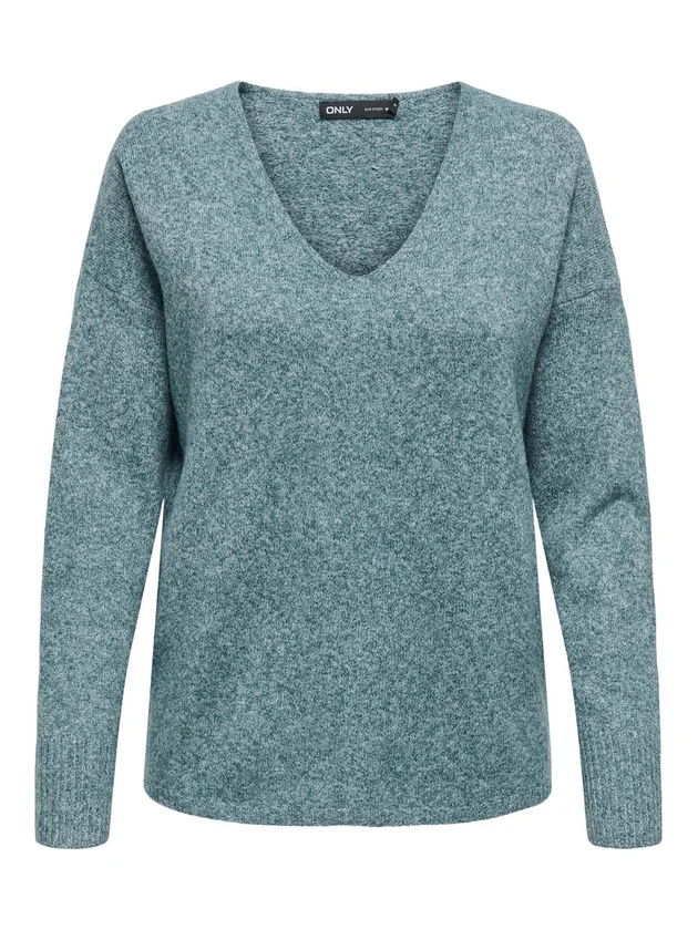 Onlrica L S V Neck Pullo Knt Noos