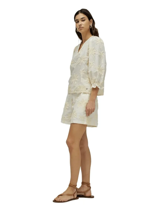 Blouse With Textured 3D Fabric Effect