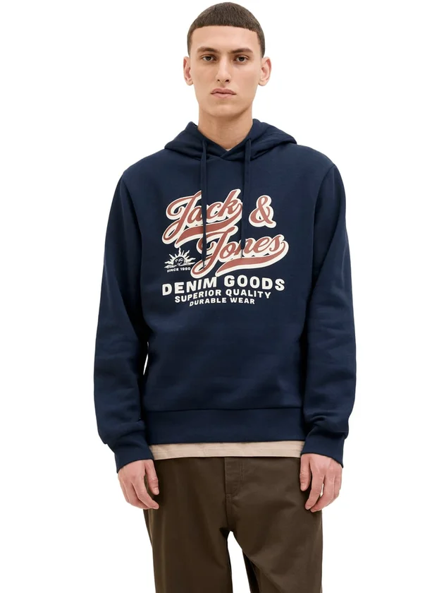 JJElogo Sweat Hood 2 Col 25 26 Noos