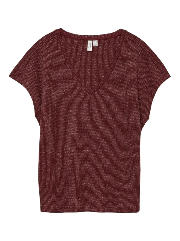S S V Neck Top Jrs Btq