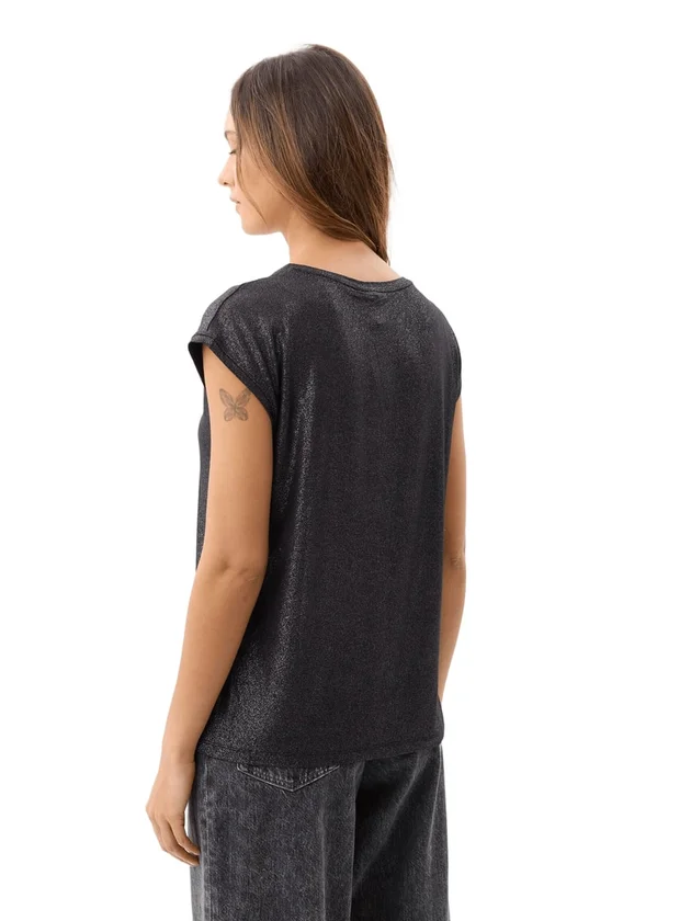 Pcalice Ss Glitter Tee