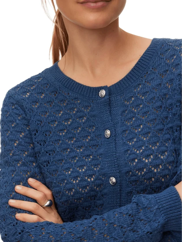 Jaqueline LS O Neck Cardigan Boo