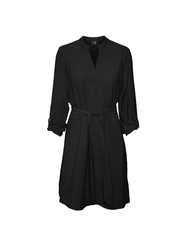 Vmgavina L S V Neck Abk Dress Wvn B