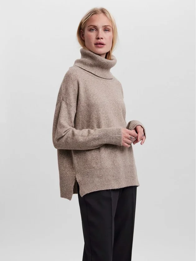 Offy LS Cowlneck Blouse Ga Noos
