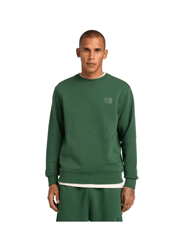 Silicon Badge Crew Neck