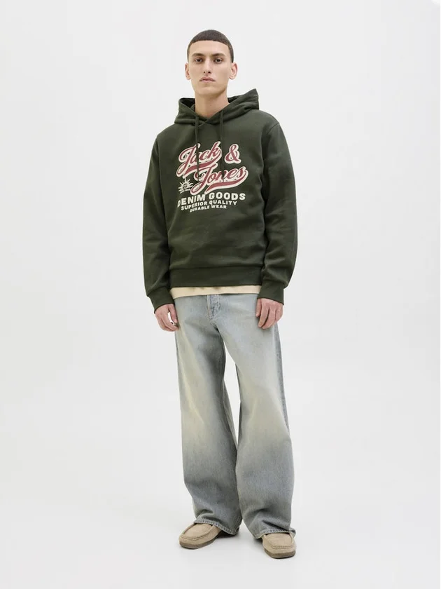 JJElogo Sweat Hood 2 Col 25 26 Noos