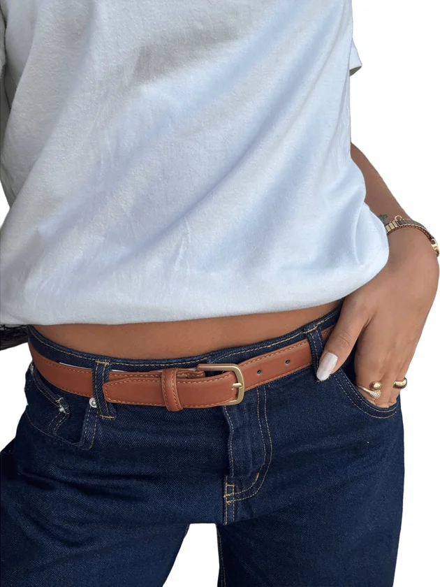 Pcoline 2 Pack Jeans Belt Noos Pu