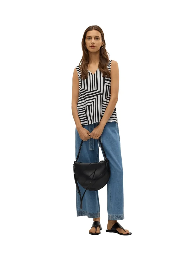 Easy Joy V Neck Top Wvn Ga