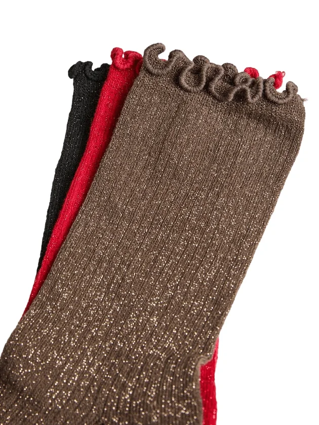 Frill Sock 3 Pack Box