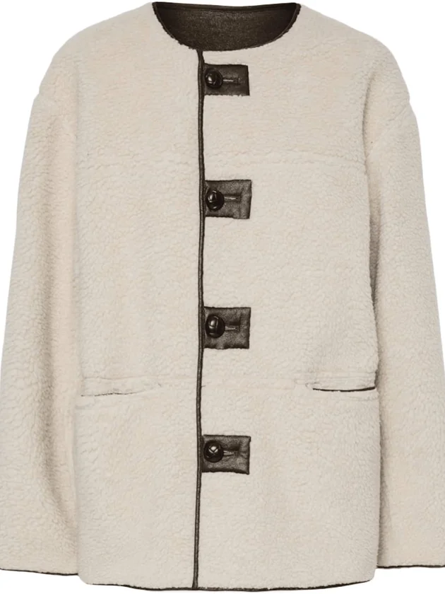 Julie Reversible Teddy Pu Jacket
