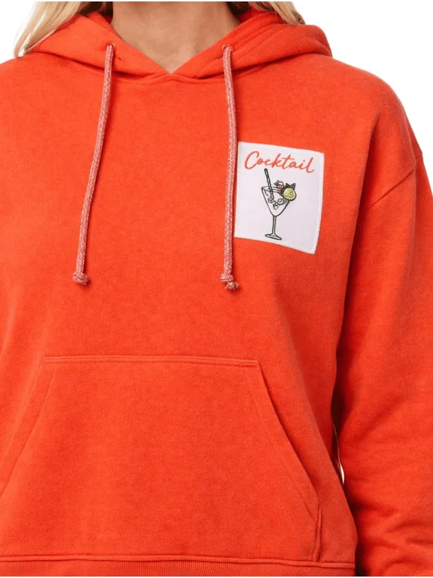 Pcchilli Ls Washed Patch Hoodie