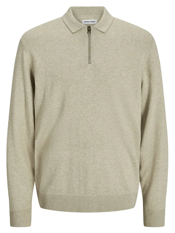 Jjeemil Knit Polo Half Zip LS Noos